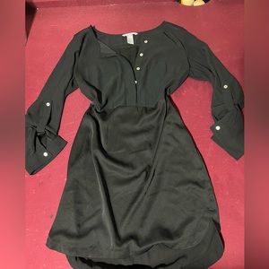 H&M black dress size 4